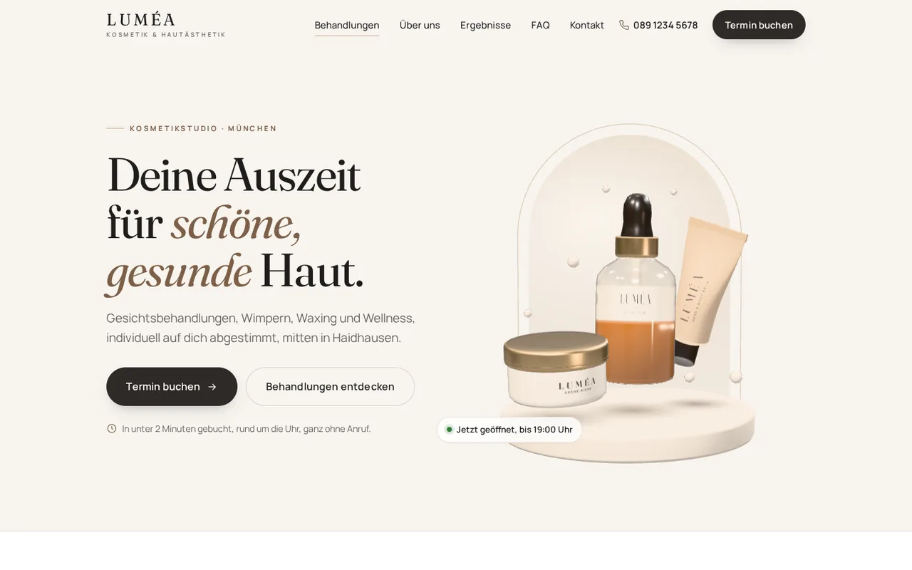 Website LUMÉA